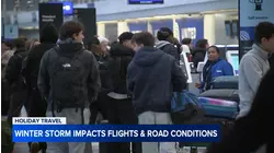 Hundreds of flights canceled in Chicago after winter storm