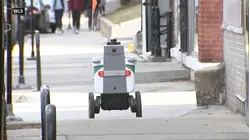 Delivery robots slam into Chicago bus shelters, cause damage