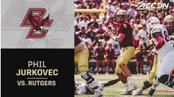 Boston College QB Phil Jurkovec Highlights Against Rutgers