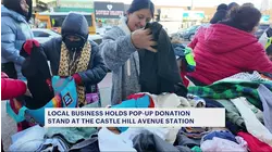 Bronx native and business owner holds winter giveaway