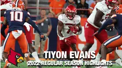 Tiyon Evans 2022 Regular Season Highlights | Louisville RB