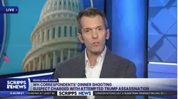 How close was an alleged gunman to President Trump during the dinner shooting?