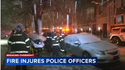 2 officers hospitalized for smoke inhalation following North Philadelphia fire