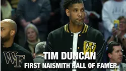 Tim Duncan: Wake Forest's First Naismith Hall of Famer