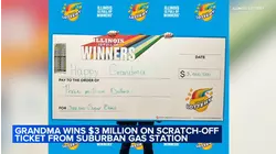 Suburban grandma wins $3 million on scratch-off ticket