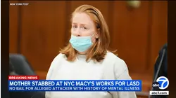 SoCal woman visiting NYC stabbed multiple times while changing baby's diaper in Macy's bathroom