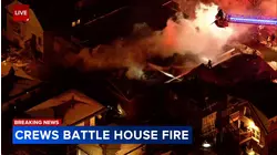 Chicago firefighters battle large house fire on South Side