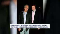 Amagansett author says he's linked to recently released Jeffrey Epstein emails