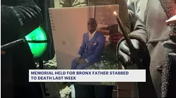 'I know he's looking down on me.' Vigil held for Bronx father killed in unprovoked attack