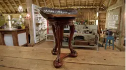 Shell Stool, Wicker Crib