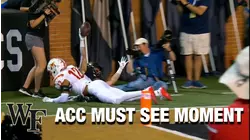 Wake Forest's Mitch Griffis Finds Taylor Morin For The Sliding TD Grab | Must See Moment