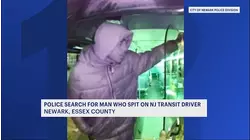 Newark police release photos of man accused of spitting on NJ Transit driver