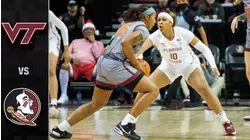 Virginia Tech vs. Florida State Women's Basketball Highlight (2021-22)