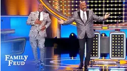 Steve Harvey sings The Temptations! | Family Feud