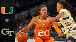 Miami vs. Georgia Tech Women's Basketball Highlight (2021-22)
