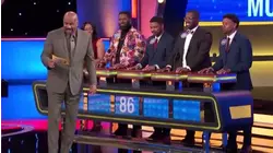 Podium answer shocks Steve Harvey!