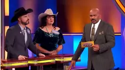 Steve Harvey is shocked! What is her answer doing up there?! | Family Feud