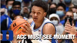 Duke's Paolo Banchero's Defense Leads To The Dunk | ACC Must See Moment