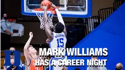 Duke's Mark Williams Has A Career Night Against Syracuse