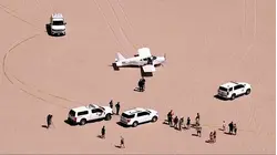 Video: Small Plane Makes Emergency Landing on California Beach