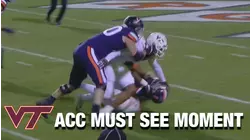 Virginia Tech Defense Scores A Big Safety | ACC Must See Moment