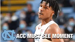 UNC's Caleb Love's Sensational 5-Point Swing | ACC Must See Moment