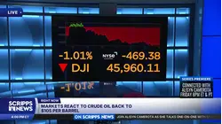 Wall Street has its worst day since the war with Iran started and crude oil prices rise