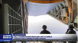11 survivors rescued off Florida coast following plane crash