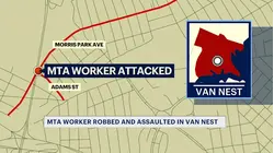 MTA employee punched, robbed of $150 in Van Nest