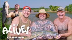 Brad and Matty Matheson Go Noodling for Catfish Part 1