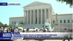 Supreme Court rules coordinated campaign spending limits violate 1st Amendment