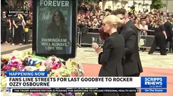 Fans line UK streets for funeral of iconic rock star Ozzy Osbourne