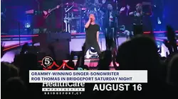 'They're all like home shows.' Rob Thomas to perform in Bridgeport Saturday