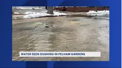 DEP investigates source of 'water condition' that left streets flooded in Pelham Gardens
