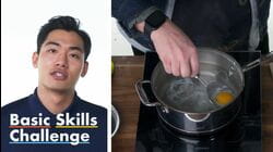 50 People Try to Poach an Egg