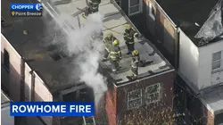 Crews respond to fire at rowhome on Main Street in Manayunk
