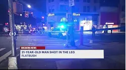 Man shot in the leg in Flatbush
