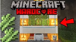Automatic Sugar Cane Farm! (Minecraft Hardcore Survival) - Part 14
