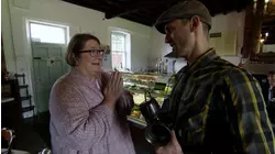 Rosemary Shrager and Jean-Christophe Novelli