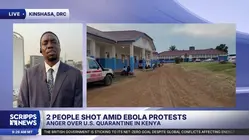Kenyan president defends US Ebola quarantine center amid protests