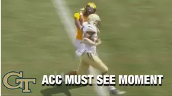 Georgia Tech's Jordan Domineck's Scoop-N-Score | ACC Must See Moment
