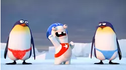 Super Rabbid vs. Super Penguins