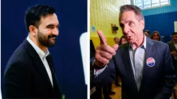 Zohran Mamdani y Andrew Cuomo acuden a las urnas mientras pelean por la alcaldía de Nueva York