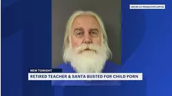 Retired teacher now working as Santa faces child sex abuse material charges