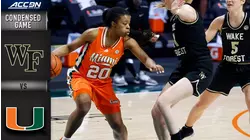 Wake Forest vs. Miami Condensed Game | 2020-21 ACC Women's Basketball