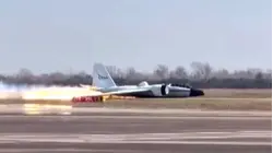 NASA Aircraft Makes Belly Landing After Mechanical Problem