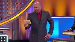 Risky question! Steve Harvey tells Nick to take an "X"! | Family Feud