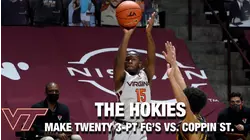 All Twenty Virginia Tech 3-PT Field Goals vs. Coppin St.