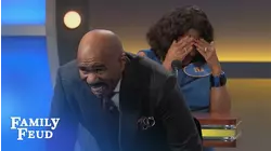 Give THIS to a MAN and HEY PRESTO! A BIG BABY! | Family Feud
