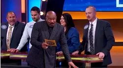 Charlie brings Steve Harvey to tears! | Family Feud